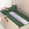 A Picture of product SMD-64036 Smead™ TUFF® Hanging Folders with Easy Slide™ Tab Letter Size, 1/3-Cut Tabs, Standard Green, 20/Box