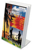 A Picture of product UNV-76852 Universal® Clear L-Style Freestanding Frame 8.5 x 11 Insert, 3/Pack