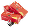 A Picture of product UNV-10199VP3 Universal® Binder Clips Clip Value Pack, Mini, Black/Silver, 36/Box