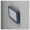 A Picture of product UNV-08223 Universal® Recycled Cubicle Nameplate with Rounded Corners, 9 x 2.5, Charcoal