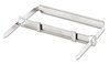 A Picture of product UNV-81002 Universal® Two-Piece Paper Fasteners Two-Prong Fastener Base and Compressor Sets, 2" Capacity, 2.75" Center to Silver, 50/Box