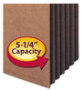 A Picture of product SMD-74810 Smead™ Redrope Drop Front File Pockets 5.25" Expansion, Legal Size, 50/Box