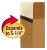 A Picture of product SMD-73211 Smead™ Easy Grip® Pockets 5.25" Expansion, Legal Size, Redrope, 10/Box