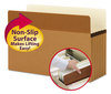 A Picture of product SMD-73211 Smead™ Easy Grip® Pockets 5.25" Expansion, Legal Size, Redrope, 10/Box