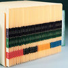 A Picture of product SMD-67370 Smead™ Numerical End Tab File Folder Labels 0, 1 x 1.25, White, 500/Roll