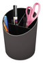 A Picture of product UNV-08108 Universal® Recycled Plastic Big Pencil Cup 4.38" Diameter x 5.63"h, Black