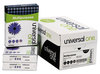 A Picture of product UNV-95200 Universal® Deluxe Multipurpose Paper 98 Bright, 20lb Bond Weight, 8.5 x 11, White, 500/Ream, 10 Reams/Carton, 40 Cartons/Pallet