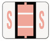 A Picture of product SMD-67089 Smead™ A-Z Color-Coded End Tab Filing Labels S, 1 x 1.25, White, 500/Roll