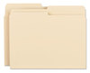 A Picture of product SMD-10320 Smead™ Manila File Folders 1/2-Cut Tabs: Assorted, Letter Size, 0.75" Expansion, 100/Box