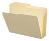 A Picture of product SMD-10320 Smead™ Manila File Folders 1/2-Cut Tabs: Assorted, Letter Size, 0.75" Expansion, 100/Box