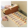 A Picture of product SMD-73395 Smead™ Redrope TUFF® Pocket Drop-Front File Pockets with Fully Lined Gussets 7" Expansion, Letter Size, 5/Box