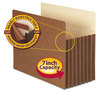 A Picture of product SMD-73395 Smead™ Redrope TUFF® Pocket Drop-Front File Pockets with Fully Lined Gussets 7" Expansion, Letter Size, 5/Box