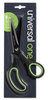 A Picture of product UNV-92022 Universal® Industrial Carbon Blade Scissors 8" Long, 3.5" Cut Length, Black/Gray Offset Handle