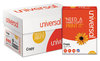 A Picture of product UNV-28230 Universal® Copy Paper 92 Bright, 3-Hole, 20 lb Bond Weight, 8.5 x 11, White, 500 Sheets/Ream, 10 Reams/Carton