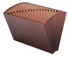 A Picture of product SMD-70430 Smead™ TUFF® Expanding Files Open-Top Stadium File, 21 Sections, 1/21-Cut Tabs, Legal Size, Redrope