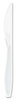 A Picture of product SCC-HSWK SOLO® Cup Company Impress™ Heavyweight Full-Length Polystyrene Cutlery,  Knife, White, 1000/Carton