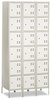 A Picture of product SAF-5527GR Safco® Box Lockers Three-Column Locker, 36w x 18d 78h, Two-Tone Gray