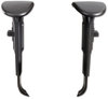 A Picture of product SAF-3399BL Safco® Adjustable T-Pad Arms for Alday™ & Vue™ Series Task Chairs and Stools, 3.5 x 10.5 14, Black, 2/Set