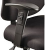 A Picture of product SAF-3399BL Safco® Adjustable T-Pad Arms for Alday™ & Vue™ Series Task Chairs and Stools, 3.5 x 10.5 14, Black, 2/Set