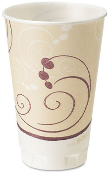 SOLO® Cup Company Trophy® Plus™ Dual Temperature Insulated Cups in Symphony® Design, 16oz, 50/Pack, 15 Packs/Carton