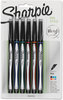 A Picture of product SAN-1742664 Sharpie® Permanent Ink Pen,  Blue Ink, Fine, Dozen