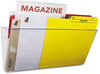 A Picture of product STX-70325U06C Storex Unbreakable Magnetic Single Pocket Letter/Legal Size Wall File. 16 X 7 in. Clear.