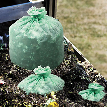 Stout® EcoSafe-6400™ Bags,  .85mil, 48 x 60, Green, 30/Box