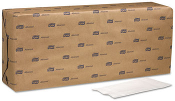 Tork® Advanced 1/8 Fold Two-Ply Dinner Napkins. 15 X 16 1/4 in. White. 3000 count.