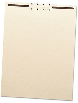 Smead™ File Backs with 2" Capacity Prong Fasteners 1 Divider, Fastener, Letter Size, Manila, 100/Box