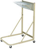 A Picture of product SAF-5026 Safco® Steel Sheet File Mobile Stand Rack, 12 Pivot Brackets, 27w x 37.5d 61.5h, Sand