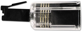 Softalk® Telephone Cord Untangler, Clear/Black