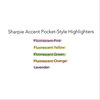 A Picture of product SAN-27006 Sharpie® Pocket Style Highlighters,  Chisel Tip, Fluorescent Orange, Dozen