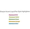 A Picture of product SAN-1754467 Sharpie® Liquid Pen Style Highlighters,  Chisel Tip, Fluorescent Blue, Dozen