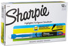 A Picture of product SAN-1754467 Sharpie® Liquid Pen Style Highlighters,  Chisel Tip, Fluorescent Blue, Dozen