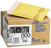 A Picture of product SEL-10181 Sealed Air Jiffylite® Self-Seal Bubble Mailer,  Side Seam, #000, 4 x 8, Golden Brown, 25/Carton