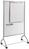 A Picture of product SAF-8511BL Safco® Impromptu® Whiteboard Collaboration Screen,  42w x 21 1/2d x 72h, Black