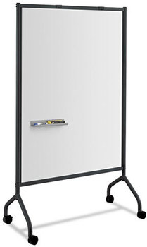 Safco® Impromptu® Whiteboard Collaboration Screen,  42w x 21 1/2d x 72h, Black