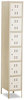 A Picture of product SAF-5524TN Safco® Box Lockers Locker, 12w x 18d 78h, Two-Tone Tan