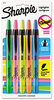 A Picture of product SAN-28101 Sharpie® Retractable Highlighters,  Chisel Tip, Assorted Colors, 8/Set
