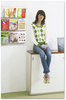 A Picture of product SAF-5606CL Safco® Reveal™ Clear Literature Displays 12 Compartments, 30w x 2d 34.75h,