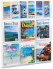 A Picture of product SAF-5606CL Safco® Reveal™ Clear Literature Displays 12 Compartments, 30w x 2d 34.75h,