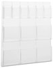 A Picture of product SAF-5606CL Safco® Reveal™ Clear Literature Displays 12 Compartments, 30w x 2d 34.75h,