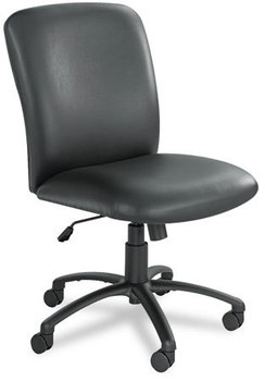 Safco® Uber™ Big & Tall Series High Back Chair,  Vinyl, Black