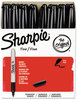 A Picture of product SAN-1920932 Sharpie® Fine Tip Permanent Marker,  Blue, 36/Pack