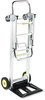 A Picture of product SAF-4050 Safco® HideAway® Convertible Truck 250 lb to 400 Capacity, 15.5 x 43 36, Aluminum