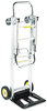 A Picture of product SAF-4050 Safco® HideAway® Convertible Truck 250 lb to 400 Capacity, 15.5 x 43 36, Aluminum