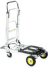 A Picture of product SAF-4050 Safco® HideAway® Convertible Truck 250 lb to 400 Capacity, 15.5 x 43 36, Aluminum