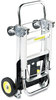 A Picture of product SAF-4050 Safco® HideAway® Convertible Truck 250 lb to 400 Capacity, 15.5 x 43 36, Aluminum