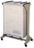A Picture of product SAF-5060 Safco® Sheet File Mobile Plan Center Rack, 18 Hanging Clamps, 43.75w x 20.5d 51h, Sand