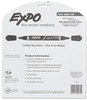 A Picture of product SAN-1944658 EXPO® 2-in-1 Dry Erase Markers,  16 Assorted Colors, Medium, 8/Pack